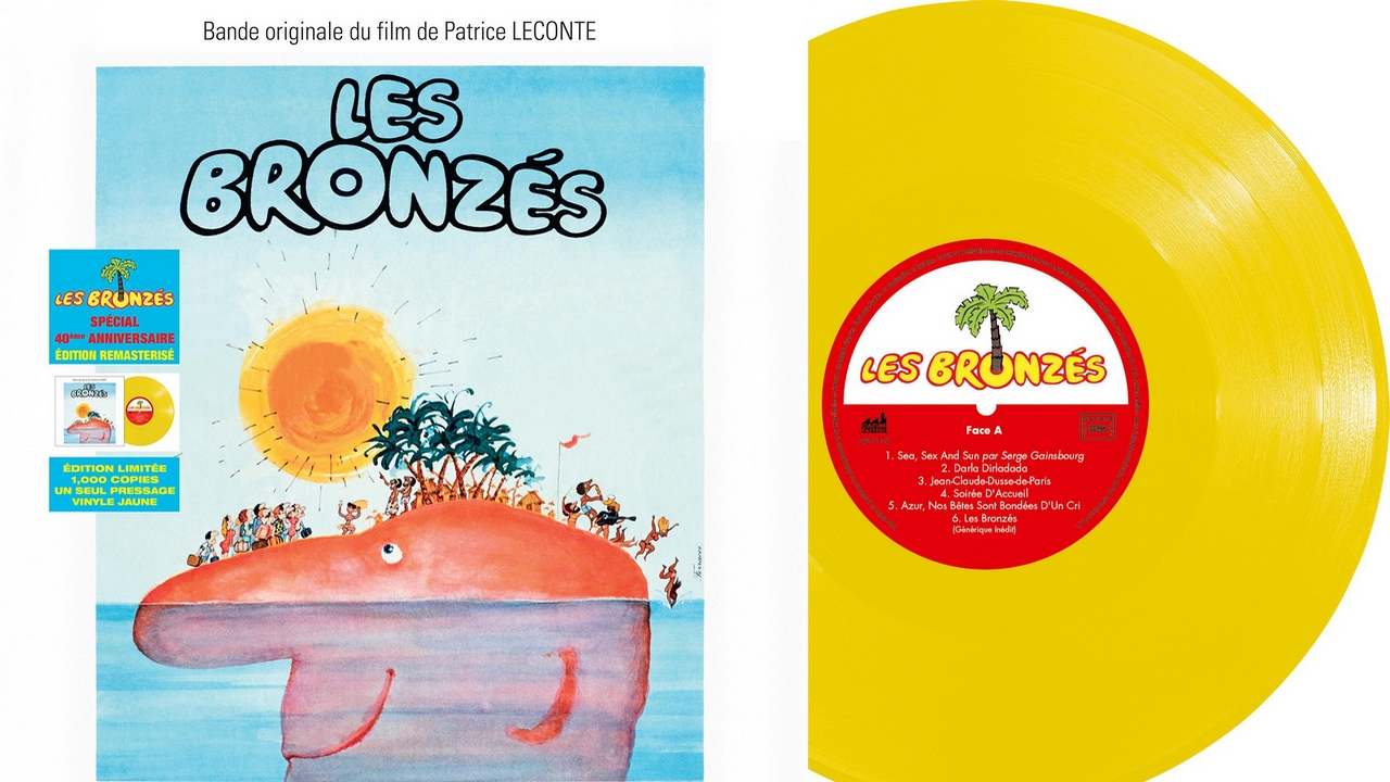 "Les Bronzés" : la B.O rééditée en vinyle à l'occasion de ses 40 ans